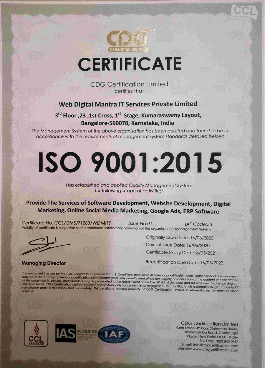 ISO-Certification