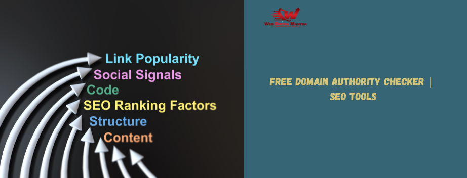 Free Domain Authority Checker | SEO Tools