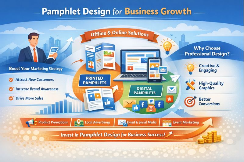 Pamphlet Design for Business Growth: A Smart Marketing Investment